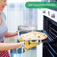 thumbnail image 2 of Yayeee Pot Holders Kitchen Heat Resistant with Pocket 7"x9.8" Cotton Oven Cooking Hot Pads, Yellow Glasses, 2 of 7