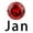 01-January Red Garnet