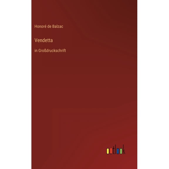 Vendetta : in Großdruckschrift (Hardcover)