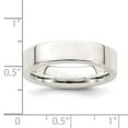 thumbnail image 2 of 925 Sterling Silver 5mm Comfort Fit Flat Band Ring Size 7, 2 of 7