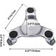 thumbnail image 2 of 4 Pack 6 Inch Steel Tri-dolly Set For Moving Furniture And Appliances 220lbs Load Capacity, 2 of 5