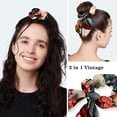 thumbnail image 5 of Woodpecker Adjustable Working Cap with Buttons/ Bow Hair Scrunchy with Sweatband Washable for Woman, 5 of 6
