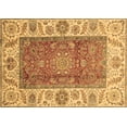thumbnail image 1 of Ahgly Company Indoor Rectangle Abstract Brown Modern Area Rugs, 2' x 3', 1 of 4