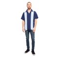 thumbnail image 5 of G-Style USA Men's Two Tone Retro Button Down Bowling Shirts, 5 of 5