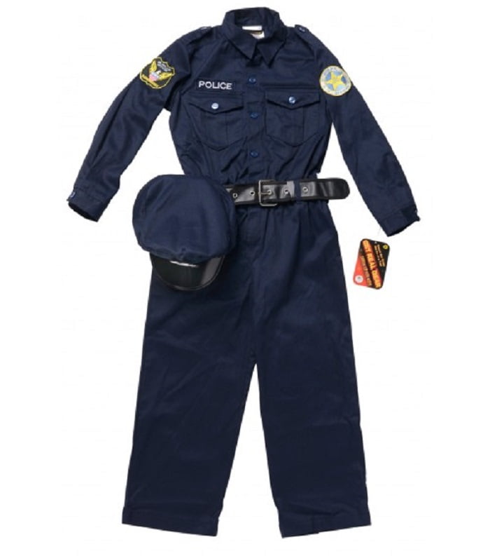 Jr. Police Officer Halloween Jumpsuit Costume size 2/3