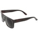 thumbnail image 4 of Retro Flat Top Wide Temple Eazy E Style Rectangle 57mm, 4 of 5