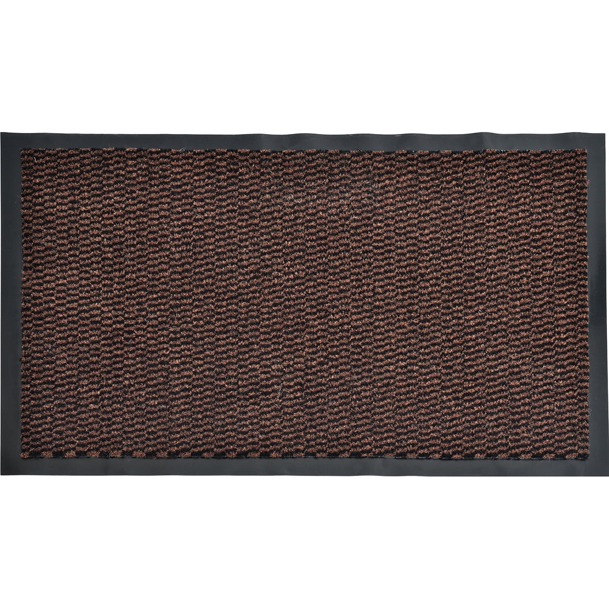 Evideco Indoor Double Door Mat Lisa 47 X 32 Inches Pp Pvc Brown