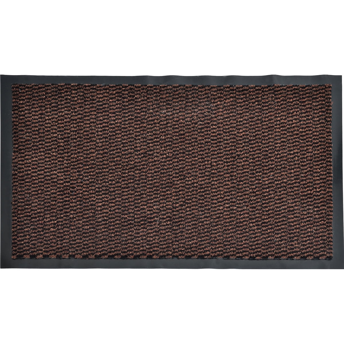 Evideco Indoor Double Door Mat Lisa 47 X 32 Inches Pp Pvc Brown