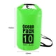 thumbnail image 2 of Organizador Bolsa seca impermeable JShteea Libre de BPA Saco Natación Kayak River Trekking 10L Verde, 2 of 8