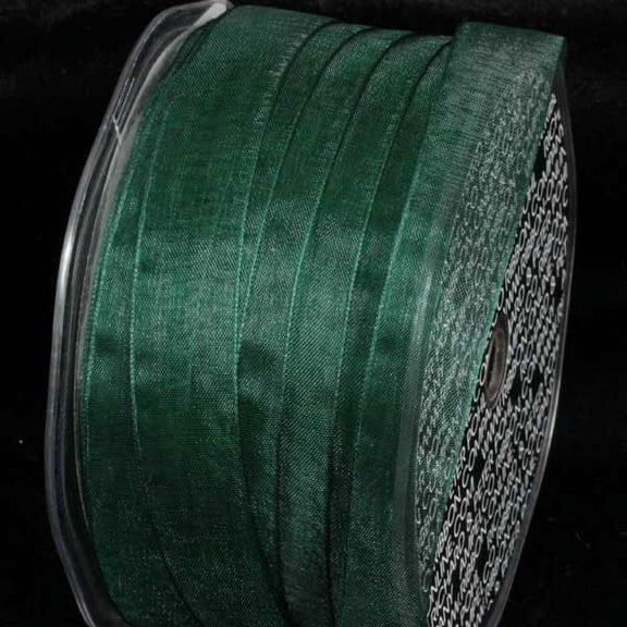 The Ribbon People Hunter Green Solid Craft Ribbon 0.25" x 200 Yards