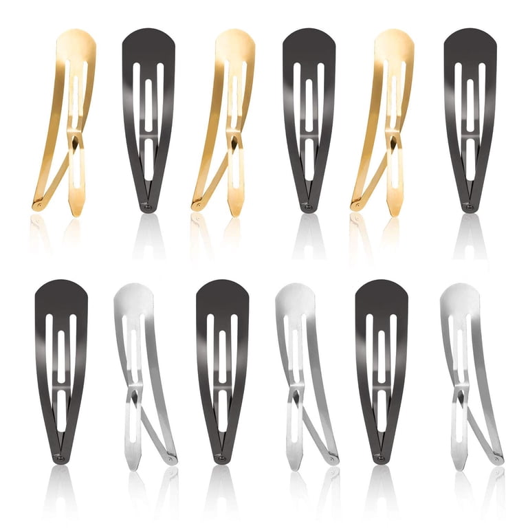 30 Pieces Metal Snap Hair Clips for Women, 4 Inch Hair  display picture 1
