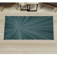 thumbnail image 1 of Abstract Art Decorative Rug, Vortex Design with Fireworks Celebration Inspired Concentric Stripes, Quality Carpet for Bedroom Dorm and Living Room, 6 Sizes, Cadet Blue, by Ambesonne, 1 of 1