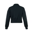 thumbnail image 3 of A2Y Women's Solid Heavy Siro Rayon Brushed Effect Bomber Jacket Navy S, 3 of 7