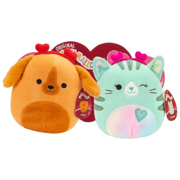 Squishmallows 5" Valentines Pairs Finley and Corinna
