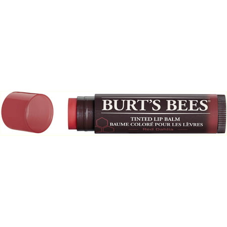 Burt's Bees 100% naturel teinté Baume à lèvres, Rouge Dahlia, 1 Tube