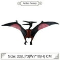 thumbnail image 4 of Ksopiavobs Animal Figures 8 pcs Realistic Plastic Pterodactyl Family Set Includes Dark Pterodactyl etc. Science Project, Learning Educational Toys, Birthday Gift, Cake Topper for Kids Toddlers, 4 of 7