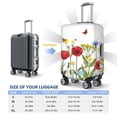 thumbnail image 4 of Logiee Wild Herbs Print Travel Luggage Cover,Suitcase Protector, Washable Elastic Suitcase Baggage Cover,Closure for Wheeled Suitcase Fit 18-32 Inch Luggage-Medium, 4 of 7