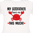 thumbnail image 4 of Inktastic Godson Gifts My Godfather Loves Me Boys or Girls Long Sleeve Baby Bodysuit, 4 of 5