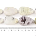 thumbnail image 4 of 1strand 1strand Natural White African Opal Beads Strands Faceted Teardrop 36~40x24~26x9.5~10.5mm Hole: 2mm about 9pcs/strand 14.96''(38cm), 4 of 4