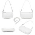 thumbnail image 4 of Bolso de hombro pequeño para mujer Y2K, bolso de mano blanco, 4 of 8