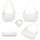 thumbnail image 4 of Bolso de hombro pequeño para mujer Y2K, bolso de mano blanco, 4 of 8
