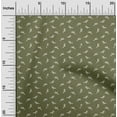 thumbnail image 2 of oneOone Cotton Jersey Olive Green Fabric Bird Craft Projects Decor Fabric Printed By The Yard 58 Inch Wide, 2 of 5