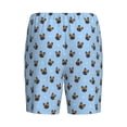 thumbnail image 7 of Daiia french Bulldog Face Mens Woven Stretch Pajama Short,Short Pajama Pants-XX-Large, 7 of 7