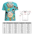 thumbnail image 2 of The Loud House T-Shirt for Women Casual Printed Tee Stylish Soft Graphic Shirts Top Short-Sleeve Outfit 4XL, 2 of 8