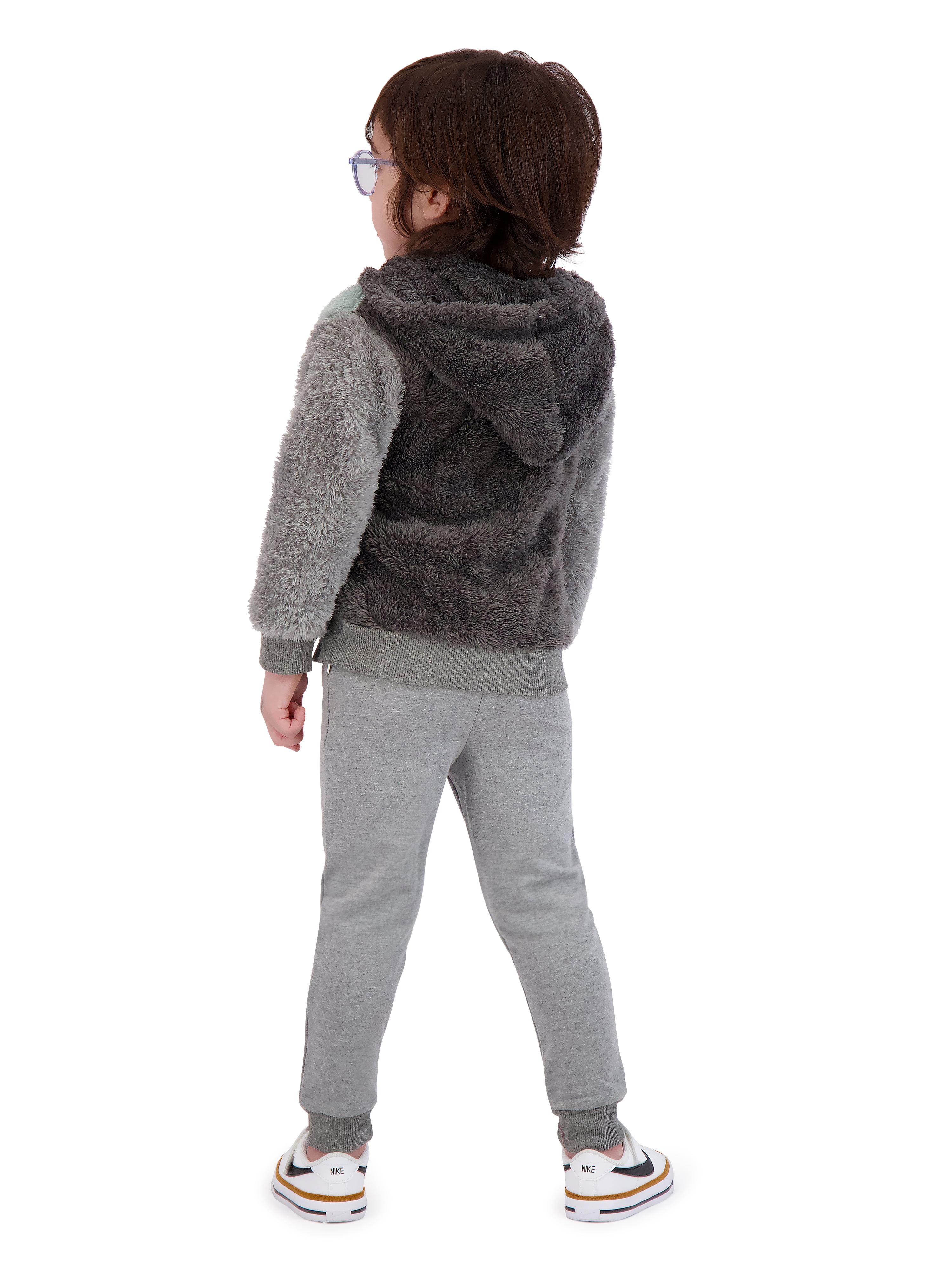 Tahari Toddler Boys 3 Piece Grey Hoodie Set, Sizes 2T-4T