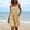 Beige, variant on Womens Cotton Overalls Dress Casual Adjustable Straps Pinafore Dress Short Skirt with Pockets Green