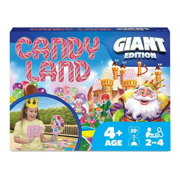 Jeu Géant Candy Land, Jeu d'Activité, Jeu de Société pour Enfants, Jeu d'Intérieur & d'Extérieur, Cadeau de Noël pour Enfants, 4 Ans et Plus