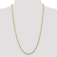 thumbnail image 2 of 10K Yellow Gold 3.35mm Diamond Cut Quadruple Rope Chain 24 Inch, 2 of 5