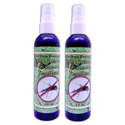 '2-pack' Organic Insect Repellent - 4 oz, All Natural Spray for Bugs, Noseeum, Mosquito, Flies, Deep Woods and Outdoors Use, With Essential Oils