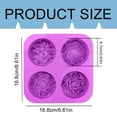 thumbnail image 3 of Cake Mould,Flower Shaped Silicone Soap Homemade Soap Jelly And Cheesecake Non Stick, 3 of 9