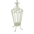 thumbnail image 5 of DecMode 15" x 72" White Metal Scroll Vintage Style 12 Hook Coat Rack with Umbrella Storage Base, 1-Piece, 5 of 13