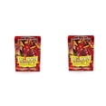 thumbnail image 2 of 2 Packs Dragon Shield Matte Mini Japanese Crimson 60 ct Card Sleeves Value Bundle!, 2 of 5