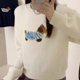 thumbnail image 3 of Suéter coreano con patrón de bordado de perro salchicha de estilo universitario que reduce la edad para mujer en otoño e invierno, nuevo suéter suelto y versátil, 3 of 4