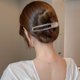 thumbnail image 5 of Pinza para el pelo grande de moda con temperamento de color sólido francés para mujer, elegante pinza para el pelo con forma de tiburón, accesorios para el cabello para mujer, 5 of 5