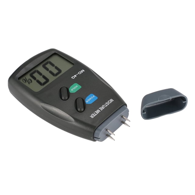 Seitruly Medidor de humedad de 0-40, higrómetro portátil de 2 pines, Detector de humedad, probador de humedad eléctrico, equipo de medición Electrónica
