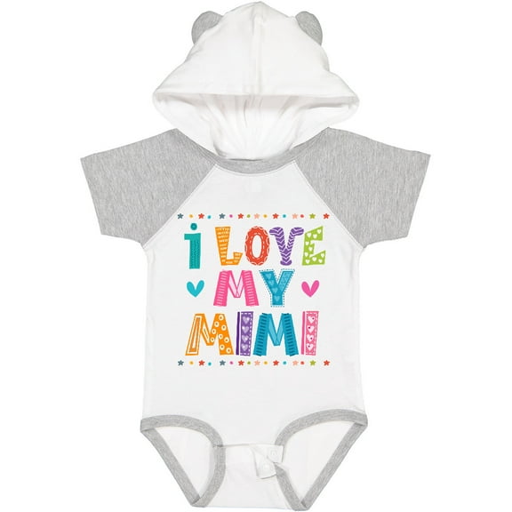 Inktastic I Love My Mimi for Babies Boys or Girls Baby Bodysuit