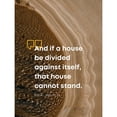 thumbnail image 3 of ArtsyQuotes 19x24 Black Modern Framed Museum Art Print Titled - Bible Verse Quote Mark 3:25, 3 of 5