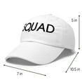 thumbnail image 4 of DALIX Bride Squad Baseball Cap Bridal Shower Bachelorette Dad Hat White, 4 of 5