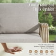 thumbnail image 2 of Ulax Furniture Indoor/Outdoor Aluminum Swivel Club Chairs With Olefin Cushions (Set Of 2), 2 of 8