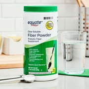 Equate Sugar Free Fiber Supplement Powder, 17.6 oz, Compare to Benefiber® Prebiotic Fiber Content, 100% Natural