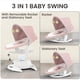 thumbnail image 2 of Baby Swing zoicay 3 en 1 con 5 velocidades y 3 modos de balanceo, color rosa, 2 of 9