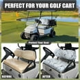 thumbnail image 5 of FUIALDOLG Golf Seat Covers for Cart Universal Fit Club Car Precedent Skeleton Golfers Print Breathable Golf Cart Bench Seat Covers Washable Fashion Accessories, 5 of 8