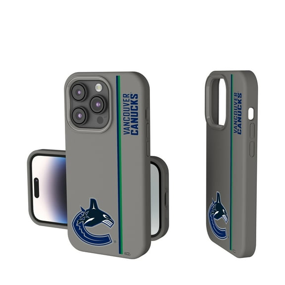 Keyscaper Gray Vancouver Canucks Sidebar Soft Touch iPhone Case