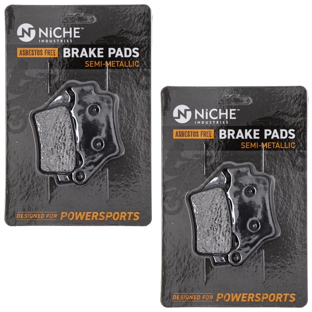 Niche Rear Brake Pad Set for KTM 1125 250 Semi-Metallic Motorcycle 2 Pack 519-KPA2442D