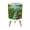 Color 1, variant on Small Trash Can with Lid Forest Waterfall Sunbeams Mossy Rocks Emerald Pool 1.8 Gallon Dog Proof Trash Can Round Garbage Can Waste Bin Wastebasket for Bathroom Bedroom Living Room