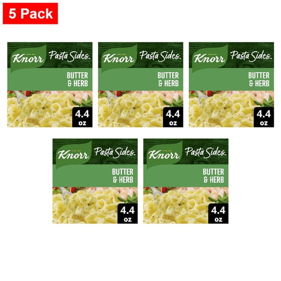 Knorr Butter & Herb Fettuccine Pasta Sides 4.4 oz - 5 Pack